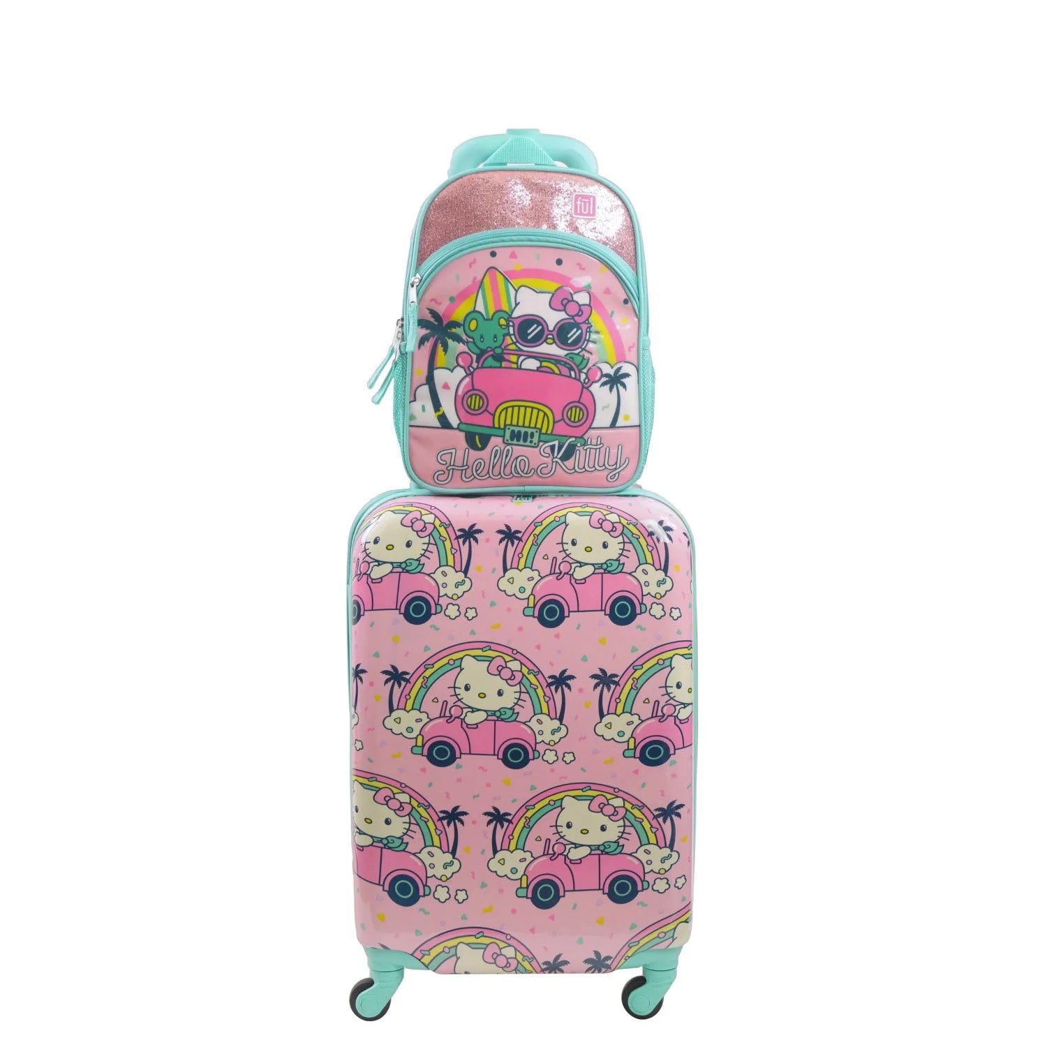 Kids Licensed 2-Piece Luggage Set Hello Kitty - Bellso